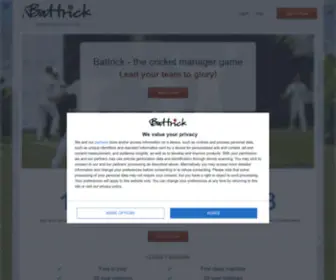 Battrick.org(Free Cricket Management Game) Screenshot