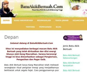 Batuakikbertuah.com(Batu Akik Hasil Tarikan Gaib untuk Pesugihan Dll) Screenshot