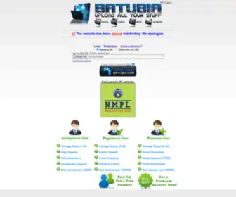 Batubia.com(Easy way to share your files) Screenshot