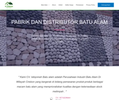 Batucirebon.com(Batu Alam Cirebon) Screenshot