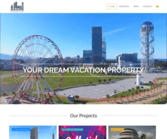 Batumiparadise.com(Real Estate in Batumi) Screenshot