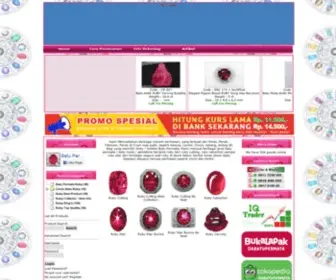 Batupermataruby.com(Jual Batu Permata Ruby Star) Screenshot