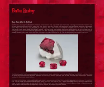 Baturuby.com(Batu Ruby) Screenshot