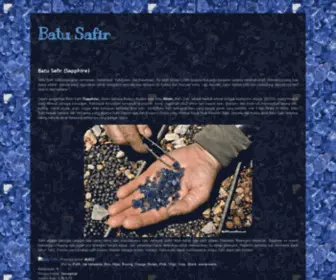 Batusafir.com(Batu Safir) Screenshot