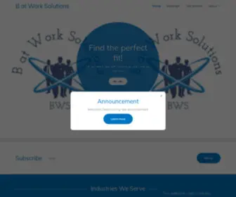 Batworksolutions.com(B at Work Solutions) Screenshot