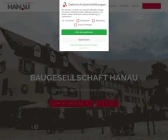 Bau-Hanau.de(Baugesellschaft Hanau GmbH) Screenshot