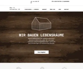 Bau-Holzwerker.ch(Die Bau) Screenshot