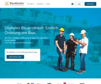 Bau-Master.com(Baumanagement Software & App) Screenshot