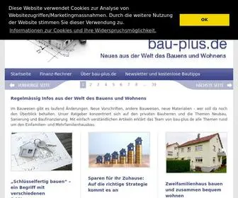 Bau-Plus.de(Startseite) Screenshot