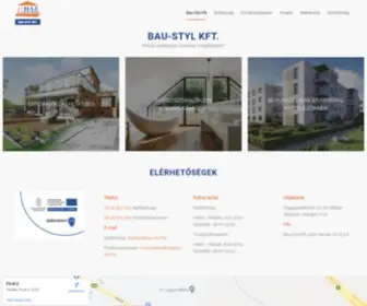 Bau-STYL.hu(Bau-Styl Kft nyitóoldal) Screenshot