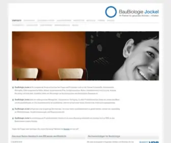 Baubiologie-Jockel.de(Startseite Baubiologie Jockel) Screenshot