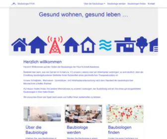 Baubiologie-Psa.de(Baubiologie P/S/A) Screenshot