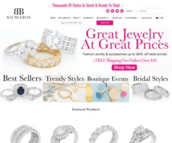 Baublebox.com(BaubleBox Fashion Jewelry Store) Screenshot