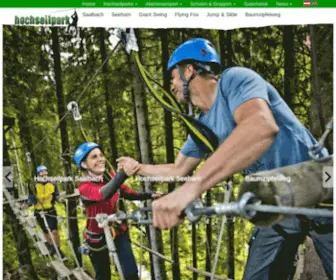 Bauboeck.com(Hochseilparks, Abenteuerwelt, Extremsport) Screenshot