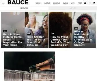 Baucemag.com(A lifestyle site for self) Screenshot