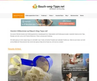 Bauch-Weg-Tipps.net(Bauch weg und Bauchfett weg) Screenshot