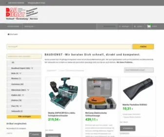 Baudienst.shop(Onlineshop BAUDIENST Manfred Braunschweig GmbH) Screenshot