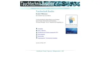 Baudiss.de(Tauchtechnik Baudiss) Screenshot