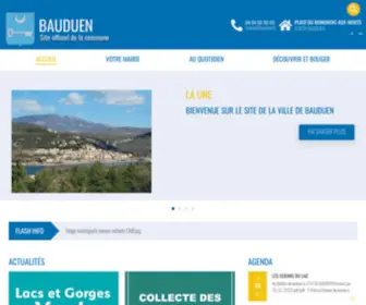 Bauduen.fr(Bienvenue à Bauduen) Screenshot