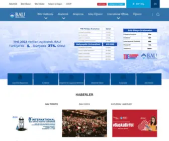 Bau.edu.tr(Bahçeşehir Üniversitesi) Screenshot