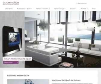 Bauemotion.de(Bauen und modernisieren in Haus und Garten) Screenshot