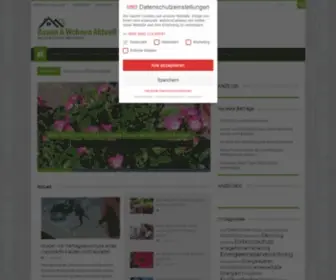 Bauen-Wohnen-Aktuell.de(Impulse für den Hausbau und den eigenen Garten bietet das Onlinemagazin) Screenshot