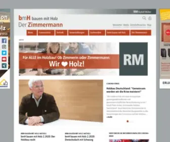 Bauenmitholz.de(Bauprodukte für den Holzbau) Screenshot