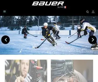 Bauer-Hockey.fr(Bauer Hockey France) Screenshot