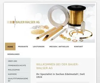 Bauer-Walser.net(Bauer) Screenshot