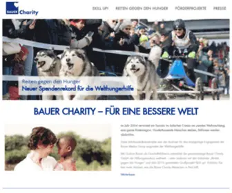 Bauercharity.de(Bauer Charity) Screenshot