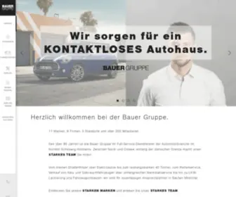 Bauergruppe.de(BAUERGRUPPE Autohaus) Screenshot