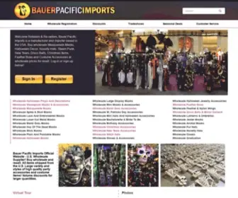 Bauerimports.com(Bauer Pacific Imports Official Website) Screenshot