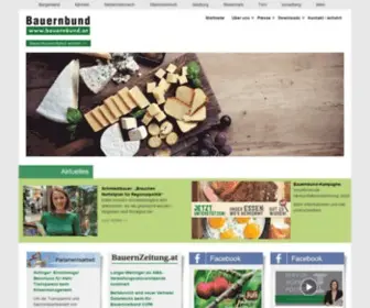 Bauernbund.at(Der Bauernbund Österreich) Screenshot