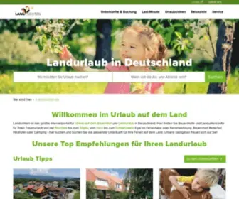 Bauernhofurlaub-Deutschland.de(Bauernhofurlaub und Urlaub auf dem Land in Deutschland) Screenshot