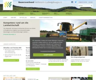 Bauernverband-HN-LB.de(Bauernverband Heilbronn) Screenshot