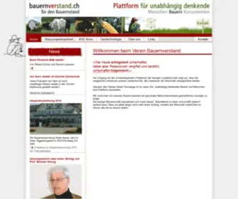 Bauernverstand.ch(Verein Bauernverstand) Screenshot