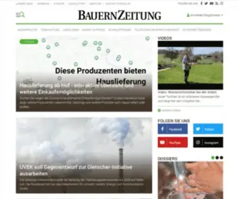 Bauernzeitung.ch(Nachrichten aus der Schweizer Landwirtschaft) Screenshot