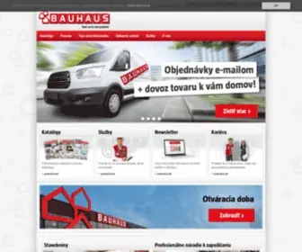 Bauhaus.sk(BAUHAUS Váš špecialista pre dielňu) Screenshot