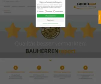 Bauherrenreport.de(STARTSEITE) Screenshot