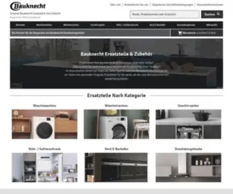 Bauknechtersatzteile.de(Bauknecht Ersatzteile) Screenshot