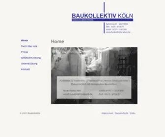 Baukollektiv-Koeln.de(Baukollektiv Köln) Screenshot