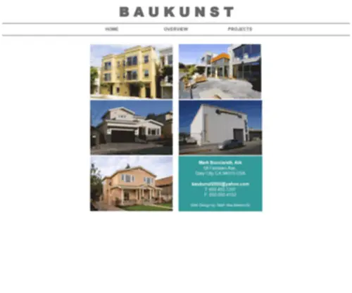 Baukunstarchitecture.com(BAUKUNST) Screenshot