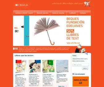 Baula.com(Material educatiu i llibres de literatura infantil i juvenil) Screenshot