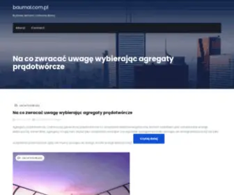 Baumal.com.pl(Budowa, remont i ochrona domu) Screenshot