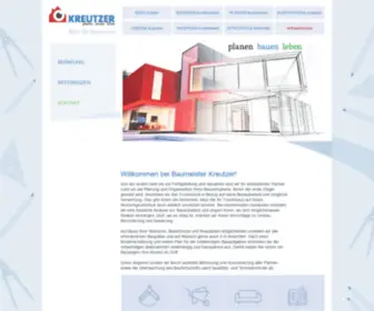 Baumanagement-Kreutzer.at(Planen. bauen. leben) Screenshot