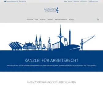 Baumann-Czichon.de(Rechtsanwälte und Steuerberater Baumann) Screenshot
