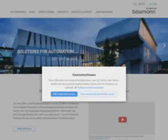Baumann-GMBH.de(Baumann Automation) Screenshot