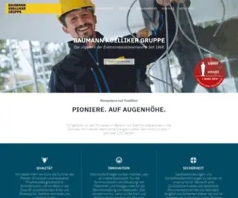 Baumann-Koelliker-Gruppe.ch(Baumann Koelliker Gruppe) Screenshot