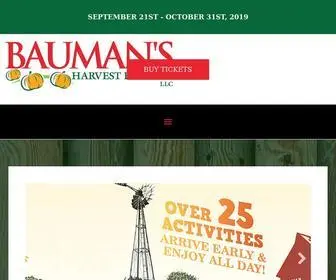 Baumanshf.com(Bauman's Harvest Festival) Screenshot