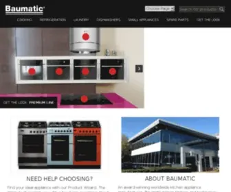 Baumatic.co.uk(Cookers, Refrigerators, Dishwashers, Kitchen & Home Appliances) Screenshot